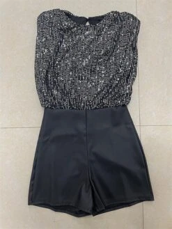 Women's Romper Backless High Waist Solid Color Round Neck Streetwear Street Cocktail Party Regular Fit Sleeveless Black S M L Fall 10 Women's Romper Backless High Waist Solid Color Round Neck Streetwear Street Cocktail Party Regular Fit Sleeveless Black S M L Fall -Cheap Plus Fit Dress Store szlncn1697522054061