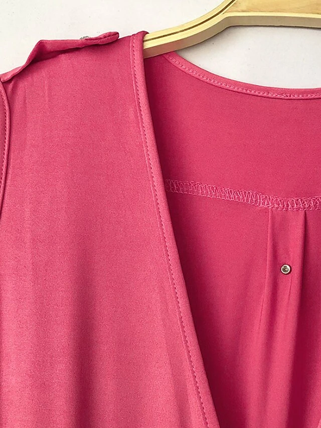 Women's Jumpsuit Pocket Solid Color V Neck Elegant Party Vacation Regular Fit Sleeveless Green Pink Yellow S M L Spring 17 Women's Jumpsuit Pocket Solid Color V Neck Elegant Party Vacation Regular Fit Sleeveless Green Pink Yellow S M L Spring - Image 17