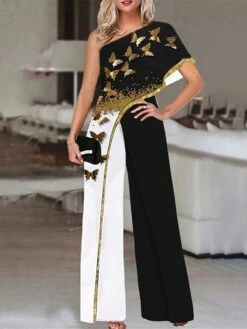 White Jumpsuit For Women Elegant OL Style Printed Evening Party One Shoulder High Waist Blue Black Wide Leg Pants 7 White Jumpsuit For Women Elegant OL Style Printed Evening Party One Shoulder High Waist Blue Black Wide Leg Pants -Cheap Plus Fit Dress Store tmnoju1638868024330