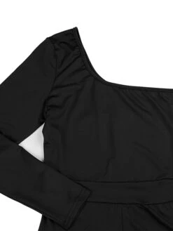 Women's Jumpsuit Mesh Sequin Color Block V Neck Casual Party Work See Through Regular Fit Long Sleeve White Black S M L Fall -Cheap Plus Fit Dress Store tnwqea1647593964741