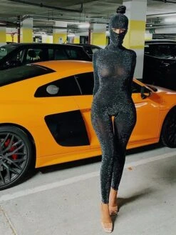 Women's Jumpsuit Backless Turtleneck Streetwear Street Regular Fit Long Sleeve Black S M L Fall 16 Women's Jumpsuit Backless Turtleneck Streetwear Street Regular Fit Long Sleeve Black S M L Fall -Cheap Plus Fit Dress Store ubkqjx1633771713673