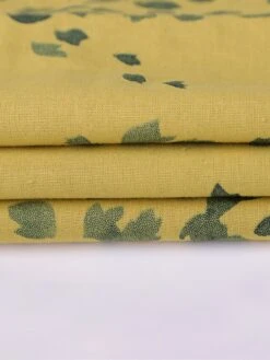 Women's Shirt Blouse Linen Light Yellow White Sky Blue Leaf Short Sleeve Daily Vacation Going Out Vintage Holiday Casual Crew Neck Regular Fit Summer Spring -Cheap Plus Fit Dress Store udjvcw1639983112470