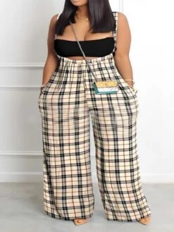 Women's Jumpsuit Backless Pocket Geometric Cold Shoulder Streetwear Daily Vacation Regular Fit Sleeveless Black Army Green Red S M L Spring -Cheap Plus Fit Dress Store ujsibn1676806611842