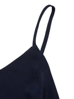 Women's Jumpsuit Solid Color V Neck Elegant Daily Vacation Straight Regular Fit Sleeveless Navy Blue S M L Spring -Cheap Plus Fit Dress Store ujvibd1662457535694