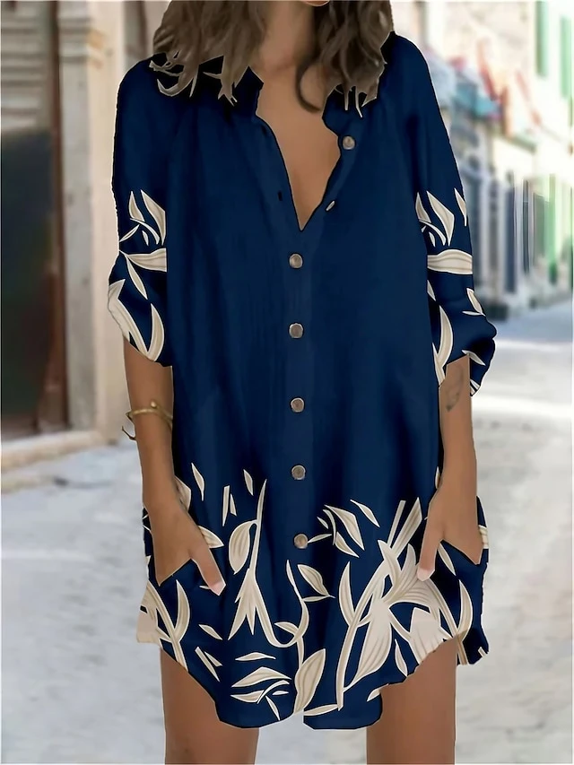Women's Shirt Dress Casual Dress Shift Dress Mini Dress Outdoor Daily Vacation Polyester Fashion Casual Stand Collar Button Pocket Long Sleeve Summer Spring Fall 2023 Regular Fit Pink Navy Blue Green 1 Women's Shirt Dress Casual Dress Shift Dress Mini Dress Outdoor Daily Vacation Polyester Fashion Casual Stand Collar Button Pocket Long Sleeve Summer Spring Fall 2023 Regular Fit Pink Navy Blue Green