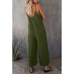Women's Jumpsuits Casual Summer Basic Daily Wide Leg Navy Blue Overall Solid Color -Cheap Plus Fit Dress Store uunaqy1624632508208