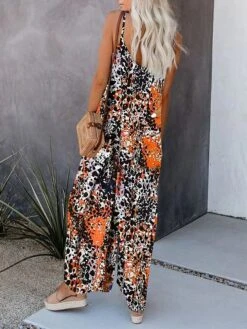 Women's Jumpsuit Pocket Print Leopard V Neck Streetwear Street Daily Regular Fit Sleeveless Royal Blue Fuchsia Orange S M L Summer 14 Women's Jumpsuit Pocket Print Leopard V Neck Streetwear Street Daily Regular Fit Sleeveless Royal Blue Fuchsia Orange S M L Summer -Cheap Plus Fit Dress Store uzasoe1682322326397