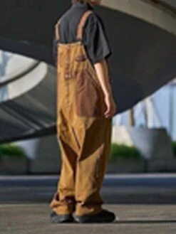 Women's Cord Overall Patchwork Button Corduroy Color Block Square Neck Streetwear Street Daily Regular Fit Sleeveless Orange S M L Fall 12 Women's Cord Overall Patchwork Button Corduroy Color Block Square Neck Streetwear Street Daily Regular Fit Sleeveless Orange S M L Fall -Cheap Plus Fit Dress Store voottt1693580700842