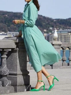 Women's Shirt Dress Casual Dress Cotton Linen Dress Midi Dress Polyester Fashion Modern Outdoor Daily Vacation Shirt Collar Button Pocket Long Sleeve Summer Spring Fall 2023 Loose Fit Red Royal Blue -Cheap Plus Fit Dress Store vudzrd1690970415950