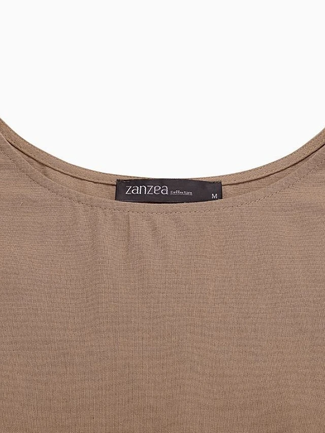 Women's Cotton Linen Dress Shift Dress A Line Dress Maxi Long Dress Cotton Blend Fashion Modern Outdoor Daily Vacation Round Neck With Belt Tie Belt 3/4 Length Sleeve Summer Spring 2023 Regular Fit 3 Women's Cotton Linen Dress Shift Dress A Line Dress Maxi Long Dress Cotton Blend Fashion Modern Outdoor Daily Vacation Round Neck With Belt Tie Belt 3/4 Length Sleeve Summer Spring 2023 Regular Fit - Image 3