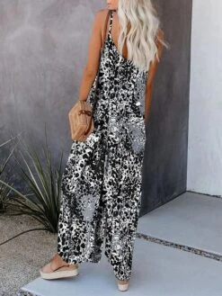 Women's Jumpsuit Pocket Print Leopard V Neck Streetwear Street Daily Regular Fit Sleeveless Royal Blue Fuchsia Orange S M L Summer 16 Women's Jumpsuit Pocket Print Leopard V Neck Streetwear Street Daily Regular Fit Sleeveless Royal Blue Fuchsia Orange S M L Summer -Cheap Plus Fit Dress Store wainns1682322329581