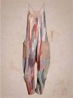 Women's Overall Pocket Trug Life Print Animal V Neck Streetwear Daily Vacation Regular Fit Sleeveless Black Pink Navy Blue S M L Summer Fall 16 Women's Overall Pocket Trug Life Print Animal V Neck Streetwear Daily Vacation Regular Fit Sleeveless Black Pink Navy Blue S M L Summer Fall -Cheap Plus Fit Dress Store wbapwo1678857259153