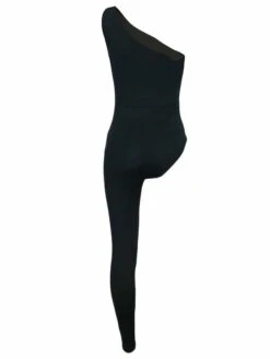 Women's Jumpsuit High Waist Solid Color One Shoulder Streetwear Party Street Regular Fit Sleeveless Black Wine Royal Blue S M L Summer 11 Women's Jumpsuit High Waist Solid Color One Shoulder Streetwear Party Street Regular Fit Sleeveless Black Wine Royal Blue S M L Summer -Cheap Plus Fit Dress Store wbrocz1680072328434