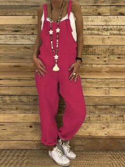 Women's Overall Solid Color Ordinary Dailywear Weekend Straight Regular Fit Strap Black Wine Blue S M L Fall 19 Women's Overall Solid Color Ordinary Dailywear Weekend Straight Regular Fit Strap Black Wine Blue S M L Fall -Cheap Plus Fit Dress Store wcnlaf1697771315512