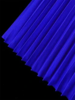 Women's Plus Size Curve Party Dress Formal Dress A Line Dress Plain Midi Dress Long Sleeve Pleated Ruffle Crew Neck Fashion Party Blue Fall Winter XL XXL 3XL 4XL -Cheap Plus Fit Dress Store weyxqb1694425992209