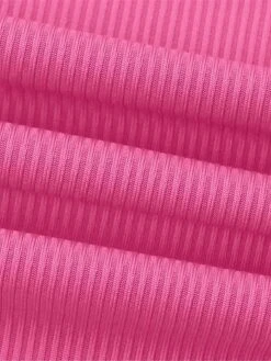 Women's Romper Backless High Waist Solid Color U Neck Sexy Street Sport Regular Fit Sleeveless Pink S M L Summer -Cheap Plus Fit Dress Store wgasbt1680072312904