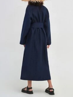 Women's Casual Dress Cotton Dress Wrap Dress Maxi Long Dress Cotton Fashion Basic Outdoor Daily Holiday V Neck Split Tie Belt Long Sleeve Fall Winter Autumn 2023 Loose Fit Navy Blue Green Rose Red 33 Women's Casual Dress Cotton Dress Wrap Dress Maxi Long Dress Cotton Fashion Basic Outdoor Daily Holiday V Neck Split Tie Belt Long Sleeve Fall Winter Autumn 2023 Loose Fit Navy Blue Green Rose Red -Cheap Plus Fit Dress Store wngkdt1692961116848