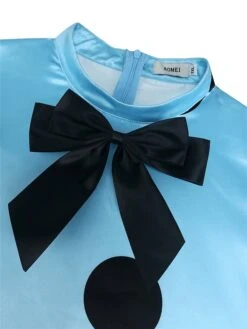 Women‘s Plus Size Curve Party Dress Cocktail Dress Wedding Guest Dress Midi Dress Blue Short Sleeve Polka Dot Patchwork Summer Spring Fall Stand Collar Fashion Wedding Guest Vacation 2023 11 Women‘s Plus Size Curve Party Dress Cocktail Dress Wedding Guest Dress Midi Dress Blue Short Sleeve Polka Dot Patchwork Summer Spring Fall Stand Collar Fashion Wedding Guest Vacation 2023 -Cheap Plus Fit Dress Store wplhwr1691042901054