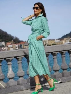 Women's Shirt Dress Casual Dress Cotton Linen Dress Midi Dress Polyester Fashion Modern Outdoor Daily Vacation Shirt Collar Button Pocket Long Sleeve Summer Spring Fall 2023 Loose Fit Red Royal Blue