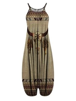 Women's Overall Print Floral Crew Neck Streetwear Daily Vacation Loose Fit Sleeveless Suspender National Style Printing Jumpsuit 24 Women's Overall Print Floral Crew Neck Streetwear Daily Vacation Loose Fit Sleeveless Suspender National Style Printing Jumpsuit -Cheap Plus Fit Dress Store xdbrll1684041464633