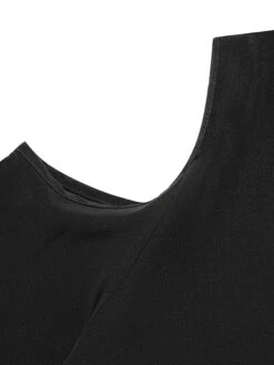 Women‘s Plus Size Curve Holiday Dress Solid Color V Neck Ruched Short Sleeve Fall Spring Basic Casual Short Mini Dress Daily Back To School Dress Print -Cheap Plus Fit Dress Store xjuxam1660738649816