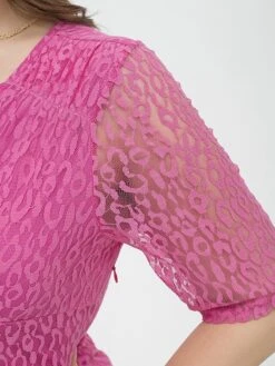 Women's Plus Size Curve Party Dress Lace Dress Cocktail Dress Midi Dress Fuchsia Half Sleeve Pure Color Lace Summer Spring Fall V Neck Fashion Birthday Wedding Guest Vacation 2023 XL XXL 3XL 4XL 20 Women's Plus Size Curve Party Dress Lace Dress Cocktail Dress Midi Dress Fuchsia Half Sleeve Pure Color Lace Summer Spring Fall V Neck Fashion Birthday Wedding Guest Vacation 2023 XL XXL 3XL 4XL -Cheap Plus Fit Dress Store xmeioq1692157195150