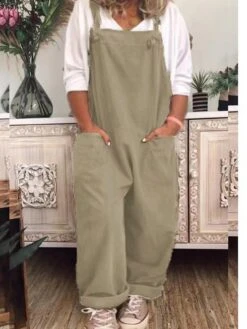 Women's Baggy Cotton Black Khaki Dark Blue Streetwear Basic Back To School Vacation Weekend Print Micro-elastic Solid Colored S M L XL XXL