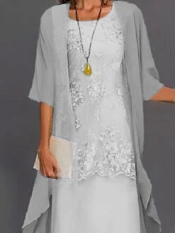 Women's Dress Set Lace Dress Midi Dress Light Blue Green Gray Half Sleeve Floral Embroidered Layered Patchwork Summer Spring Fall Crew Neck Elegant Chinoiserie 2023 M L XL XXL XXXL 4XL 5XL 18 Women's Dress Set Lace Dress Midi Dress Light Blue Green Gray Half Sleeve Floral Embroidered Layered Patchwork Summer Spring Fall Crew Neck Elegant Chinoiserie 2023 M L XL XXL XXXL 4XL 5XL -Cheap Plus Fit Dress Store yswdar1651733205998