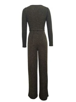 Women's Jumpsuit Sequin Solid Color V Neck Active Party Prom Regular Fit Long Sleeve Silver Copper Gold Black S M L Fall 32 Women's Jumpsuit Sequin Solid Color V Neck Active Party Prom Regular Fit Long Sleeve Silver Copper Gold Black S M L Fall -Cheap Plus Fit Dress Store yukliz1695368185286