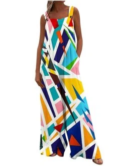 Women's Jumpsuit Animal Square Neck Holiday Traveling Vacation Regular Fit Sleeveless Sleeveless 34 1 2 S M L Summer 38 Women's Jumpsuit Animal Square Neck Holiday Traveling Vacation Regular Fit Sleeveless Sleeveless 34 1 2 S M L Summer -Cheap Plus Fit Dress Store zbbrbh1681621502555