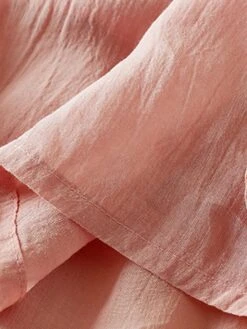 Women's Casual Dress Cotton Linen Dress Swing Dress Midi Dress Polyester Fashion Casual Outdoor Daily Vacation Crew Neck Pocket Print Half Sleeve Spring Fall Autumn 2023 Loose Fit Pink Blue Brown -Cheap Plus Fit Dress Store zkbtwb1694418846266