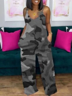 Women's Jumpsuit Backless Pocket Solid Color V Neck Streetwear Street Daily Regular Fit Sleeveless Yellow Wine Royal Blue S M L Summer 21 Women's Jumpsuit Backless Pocket Solid Color V Neck Streetwear Street Daily Regular Fit Sleeveless Yellow Wine Royal Blue S M L Summer -Cheap Plus Fit Dress Store zkhhzq1692615964630