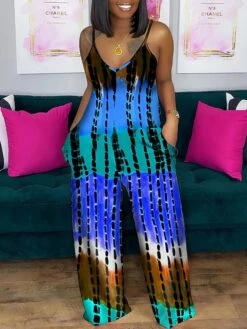 Women's Jumpsuit Print V Neck Streetwear Daily Vacation Wide Leg Regular Fit Spaghetti Strap Camouflage Blue Camouflage Burgundy Camouflage Grey S M L Spring / Plus Size 25 Women's Jumpsuit Print V Neck Streetwear Daily Vacation Wide Leg Regular Fit Spaghetti Strap Camouflage Blue Camouflage Burgundy Camouflage Grey S M L Spring / Plus Size -Cheap Plus Fit Dress Store zljpqc1621941447533