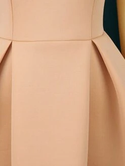 Women's Plus Size Curve Party Dress Swing Dress A Line Dress Plain Midi Dress Short Sleeve Ruffle Square Neck Fashion Party Fuchsia Khaki Fall Winter XL XXL 3XL 4XL -Cheap Plus Fit Dress Store zlslnq1694151484395