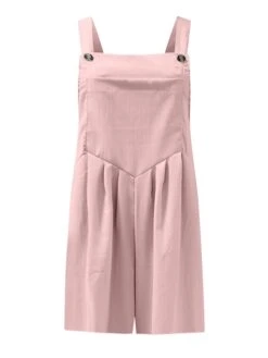 Jumpsuits For Women Summer Overall Bib Pocket Solid Color Square Neck Basic Daily Vacation Regular Fit Sleeveless Black Yellow Pink S M L 24 Jumpsuits For Women Summer Overall Bib Pocket Solid Color Square Neck Basic Daily Vacation Regular Fit Sleeveless Black Yellow Pink S M L -Cheap Plus Fit Dress Store zndxfa1680602595352