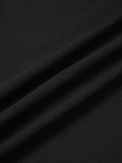 Women's Jumpsuit Lace Solid Color Crew Neck Business Wedding Party Straight Regular Fit Long Sleeve Bishop Sleeve Black S M L All Seasons -Cheap Plus Fit Dress Store zododk1656993538268