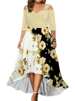 Women‘s Plus Size Curve Casual Dress Graphic Floral Long Dress Maxi Dress Half Sleeve Print V Neck Fashion Daily Black White Summer Spring L XL XXL 3XL 4XL 13 Women‘s Plus Size Curve Casual Dress Graphic Floral Long Dress Maxi Dress Half Sleeve Print V Neck Fashion Daily Black White Summer Spring L XL XXL 3XL 4XL -Cheap Plus Fit Dress Store ztktma1686027837361