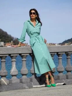 Women's Shirt Dress Casual Dress Cotton Linen Dress Midi Dress Polyester Fashion Modern Outdoor Daily Vacation Shirt Collar Button Pocket Long Sleeve Summer Spring Fall 2023 Loose Fit Red Royal Blue -Cheap Plus Fit Dress Store zwpmha1690972618426