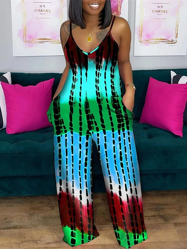 Women's Jumpsuit Backless Pocket Solid Color V Neck Streetwear Street Daily Regular Fit Sleeveless Yellow Wine Royal Blue S M L Summer 3 Women's Jumpsuit Backless Pocket Solid Color V Neck Streetwear Street Daily Regular Fit Sleeveless Yellow Wine Royal Blue S M L Summer - Image 3